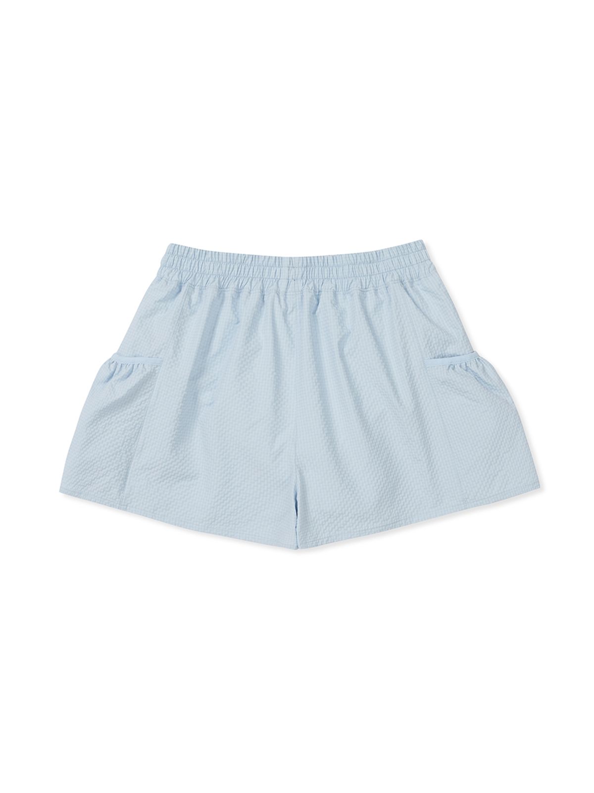 클로브(CLOVE) [25SS clove] Seersucker Culottepants (Sky Blue)