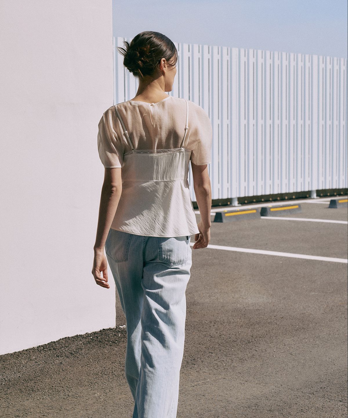 라메레이(LAMEREI) Sheer Blouse[LMBFSU25SH5311]-2color