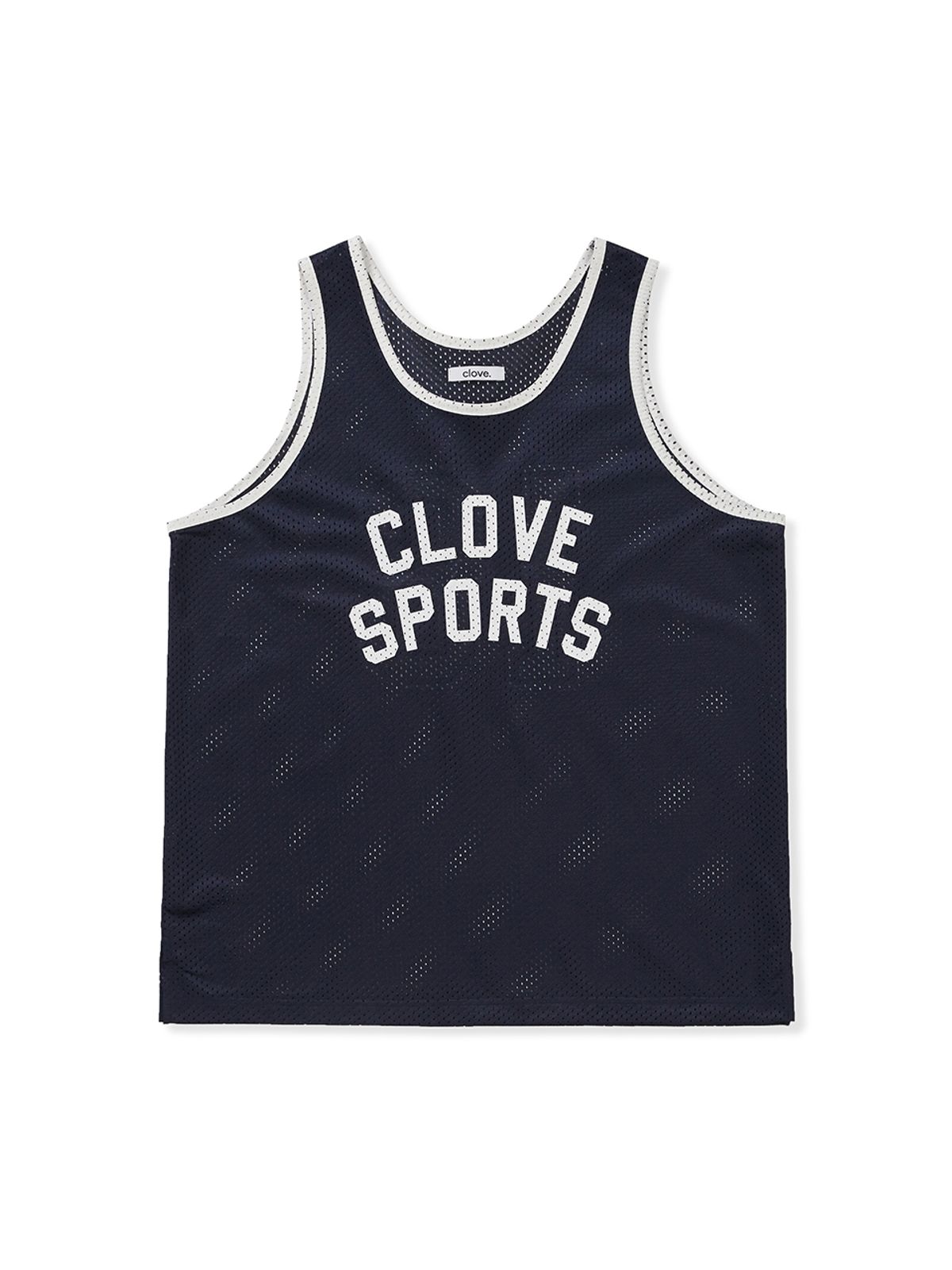 클로브(CLOVE) [25SS clove] Sports Mesh Tank Top (Navy)