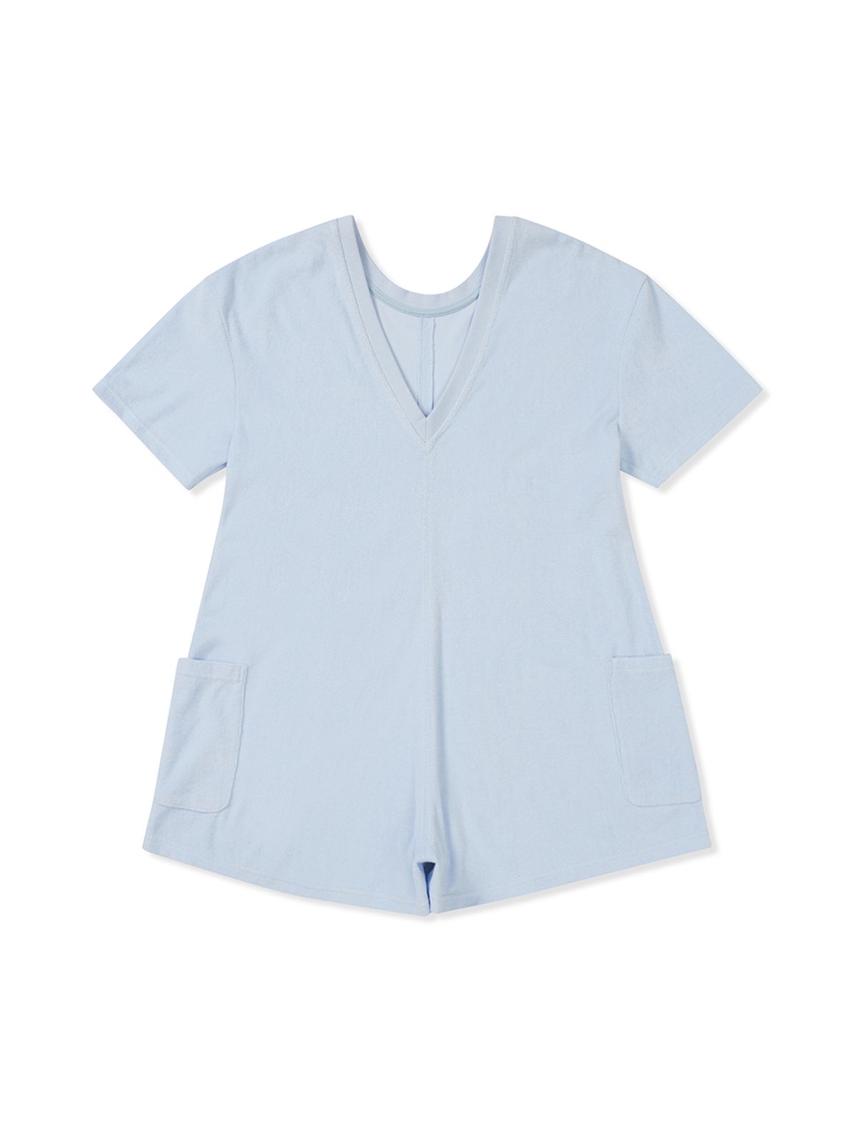 클로브(CLOVE) [25SS clove] Terry Romper (Sky Blue)