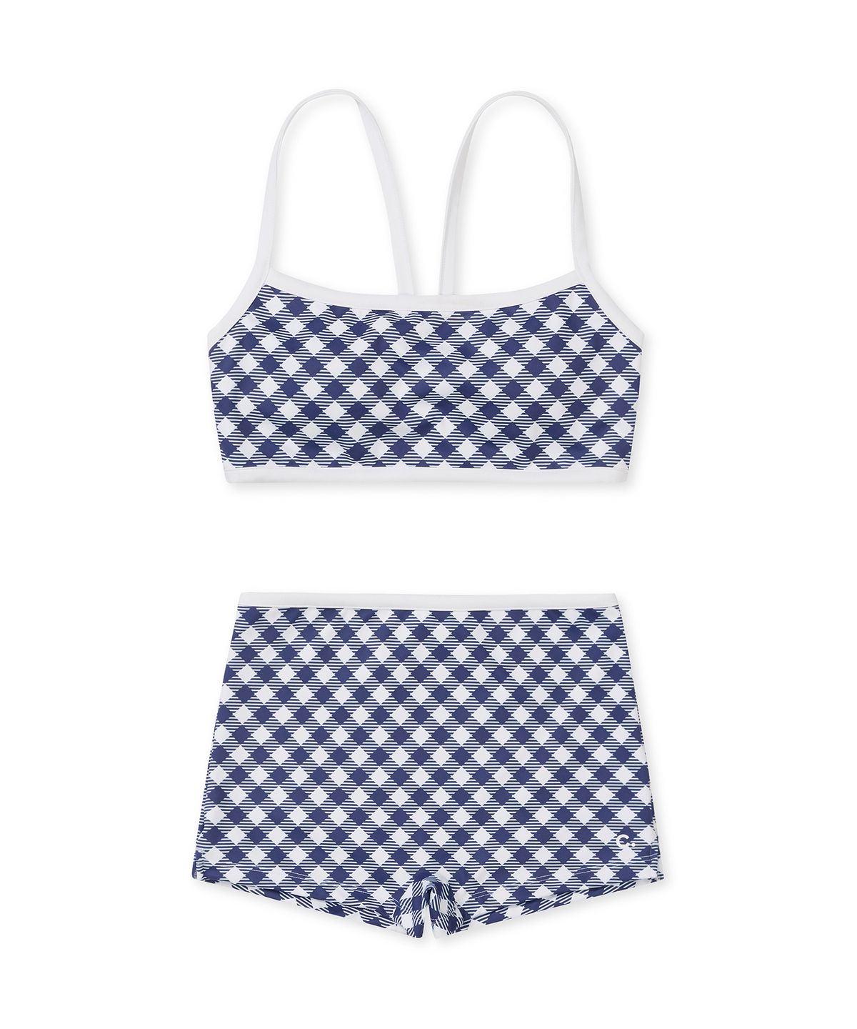 클로브(CLOVE) [25SS clove] Gingham Bikini (Dark Navy)
