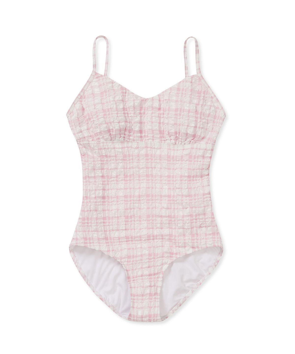 클로브(CLOVE) [25SS clove] Check Swimsuit (Pink)