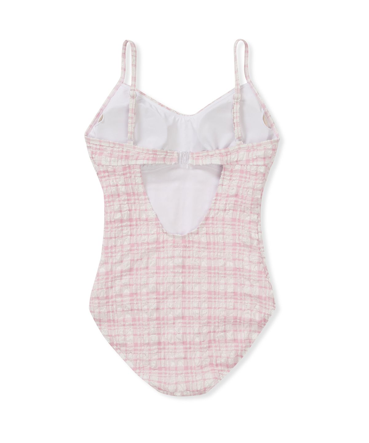 클로브(CLOVE) [25SS clove] Check Swimsuit (Pink)
