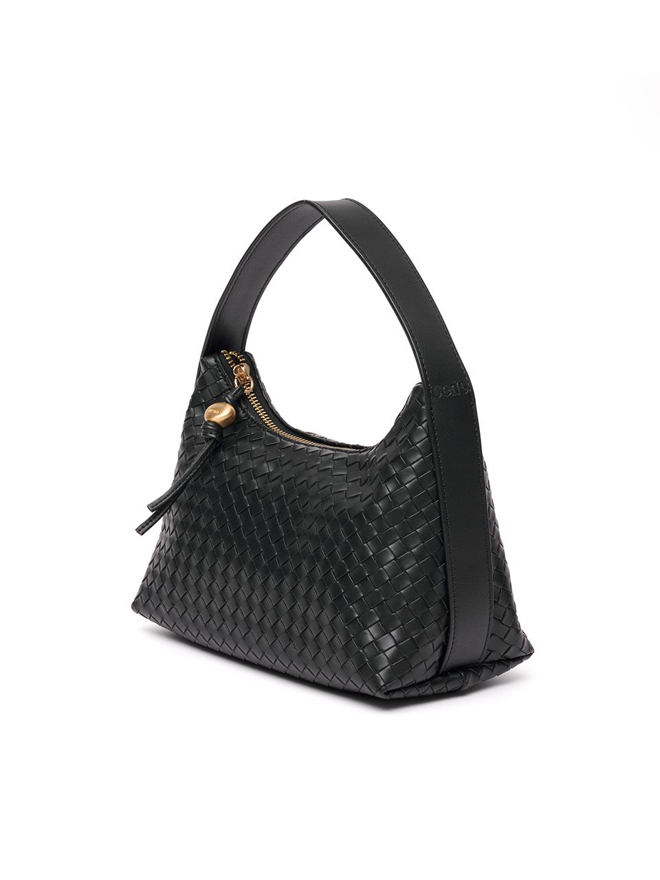 MUSINSA | DENU Jane Weaving Tote Bag [BLACK]