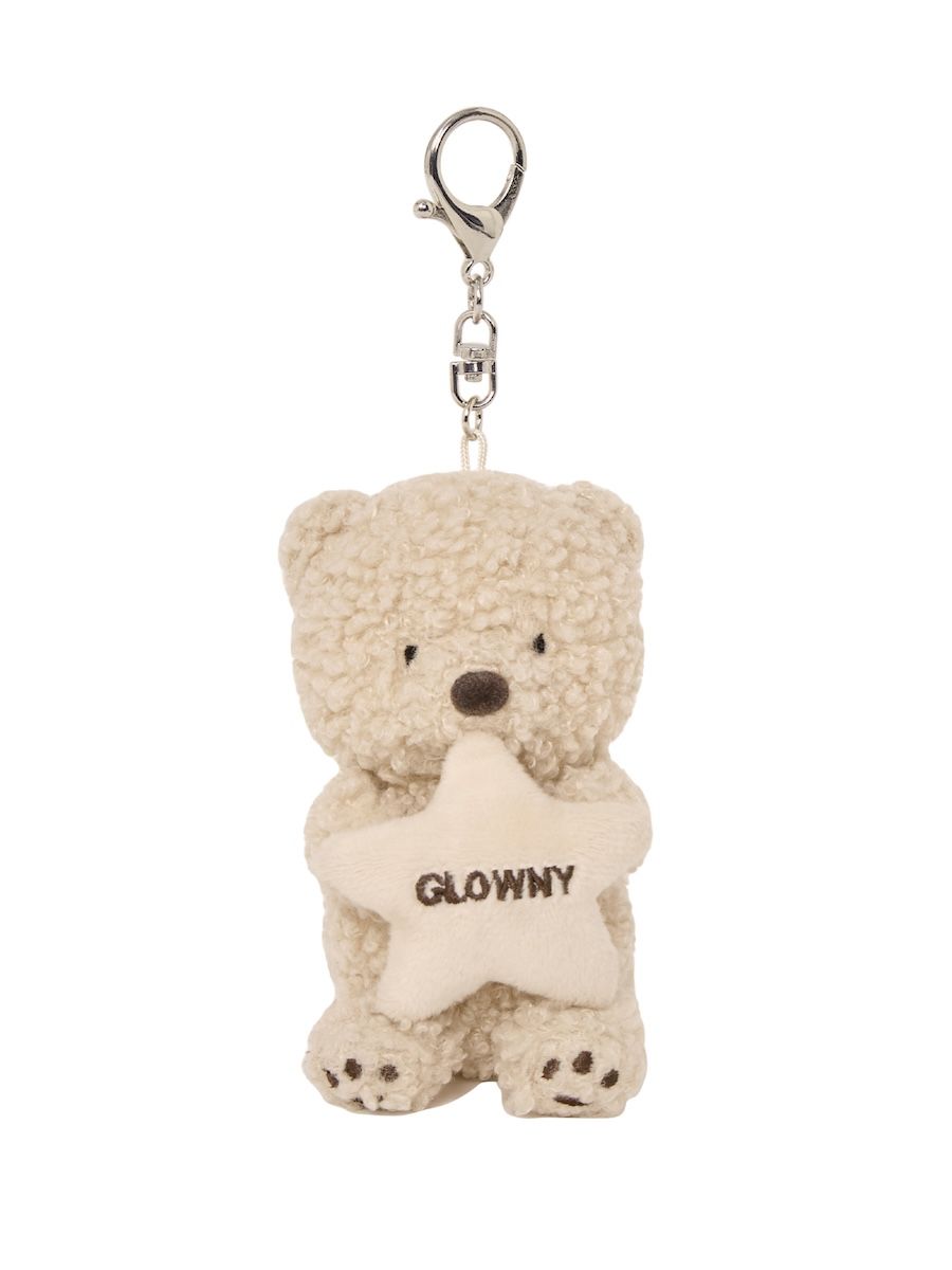MUSINSA公式 | GLOWNY HUG ME TEDDY KEYRING (2 Colors)