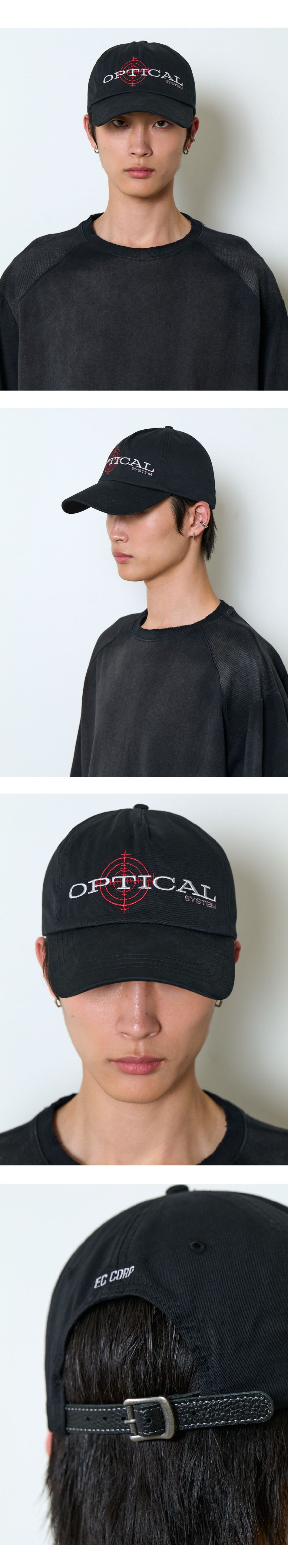 MUSINSA公式 | ETCE OPTICAL 5 PANEL CAP (BLACK)