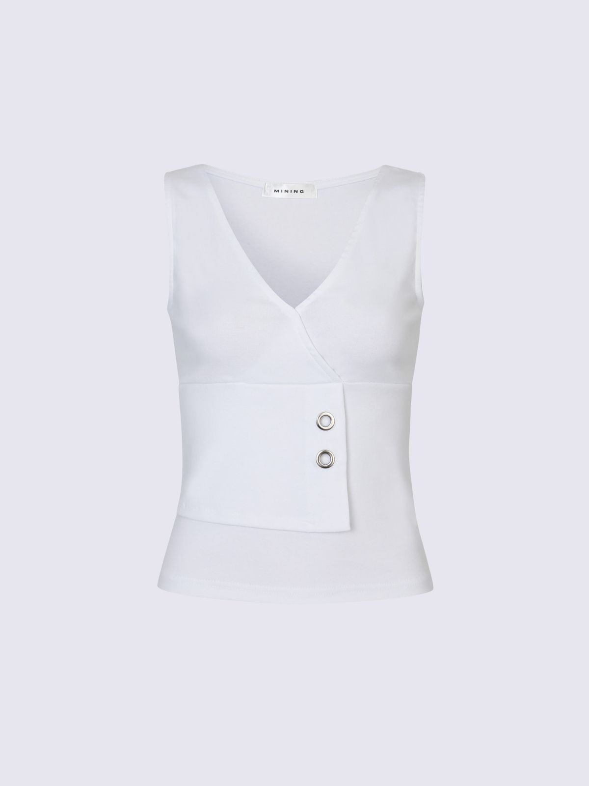 마이닝 컬렉터(MININGCOLLECTOR) Aylet Top, white
