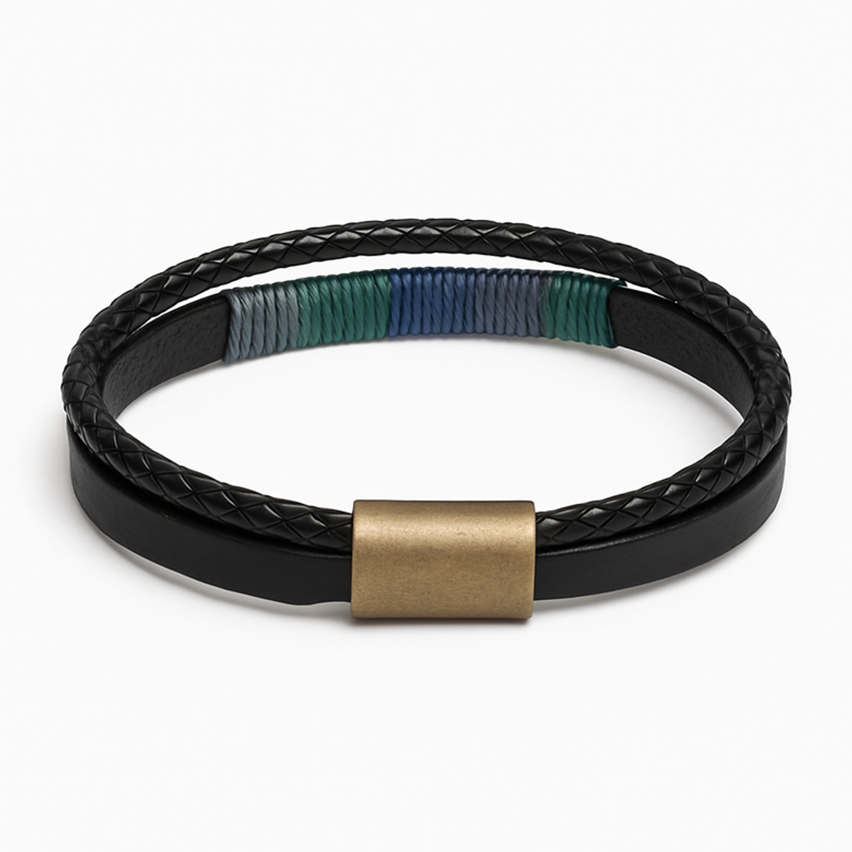 마크-4(MARK-4) LEATER BRACELET (FADE GREEN)