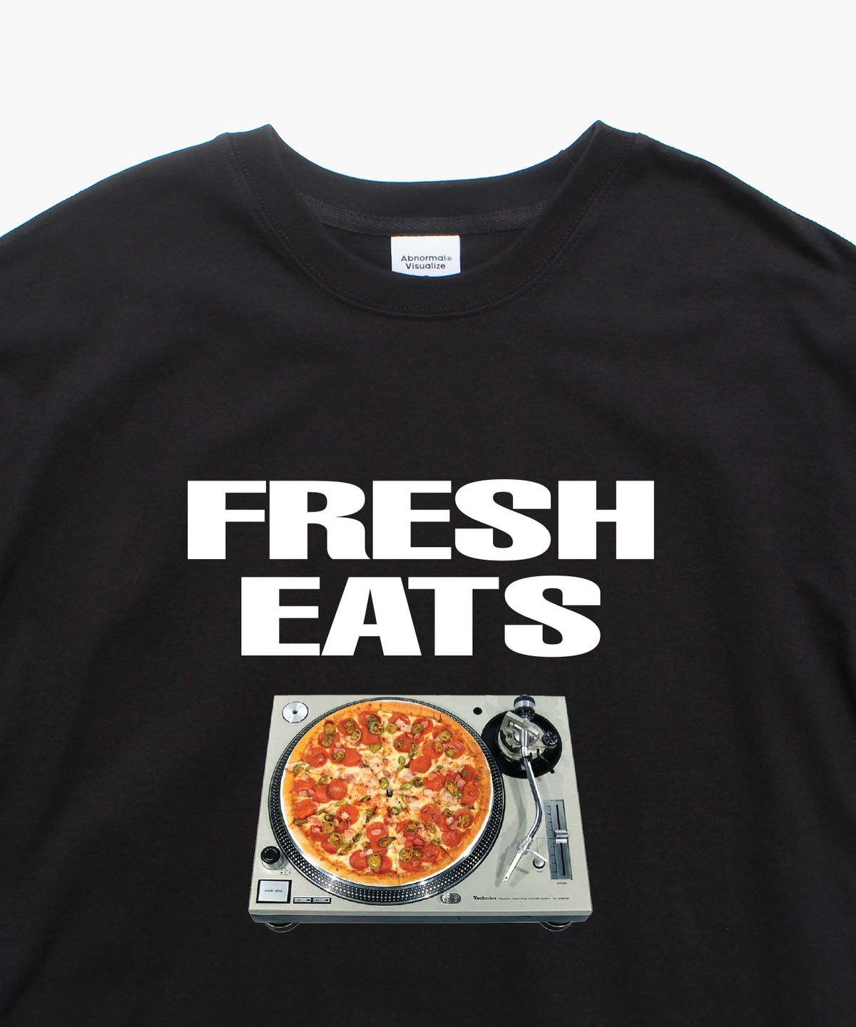 앱놀머씽(ABNORMALTHING) FRS 오버핏 티셔츠 블랙 (FRS T-SHIRT BLACK)