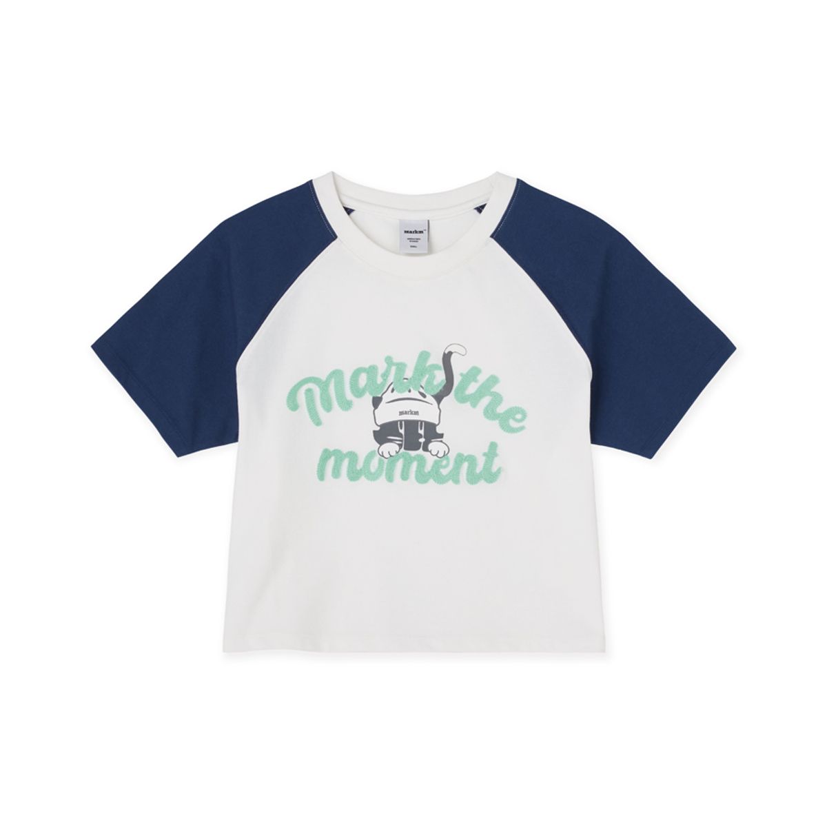 마크엠(MARKM) 여성 래글런 마르코 크롭 반팔 티셔츠 (MKIBC8852)