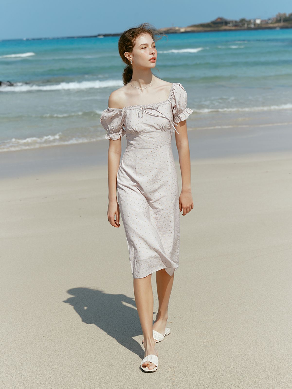 르니나(LENINA) MELANIA puff sleeve dress_LAVENDER