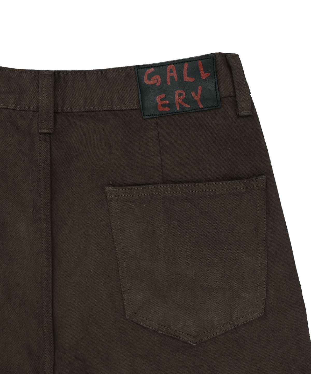 1011갤러리(1011 GALLERY) G Logo Denim Shorts - Brown