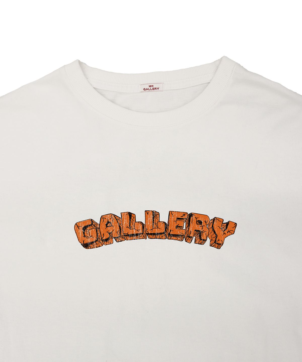 1011갤러리(1011 GALLERY) Crack Gallery T-Shirts - White
