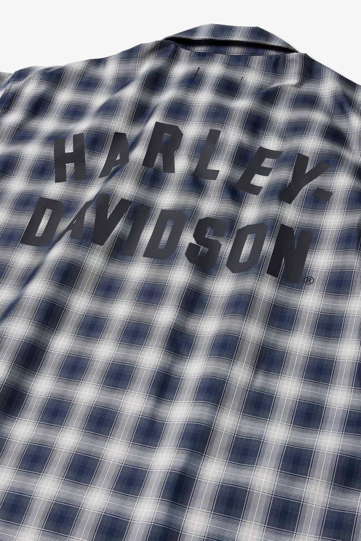 할리데이비슨 컬렉션스®(HARLEY-DAVIDSON COLLECTIONS®) 플랫 트랙 HD 체크 반팔 셔츠 블랙 HH15110203