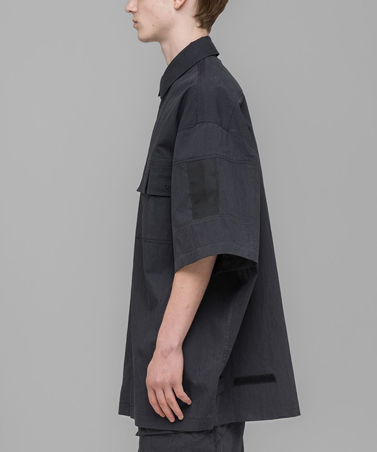 032씨(032C) (U) 마이 온 마인드 유틸리티 셔츠 블랙 MY OWN MIND UTILITY SHIRT BLACK