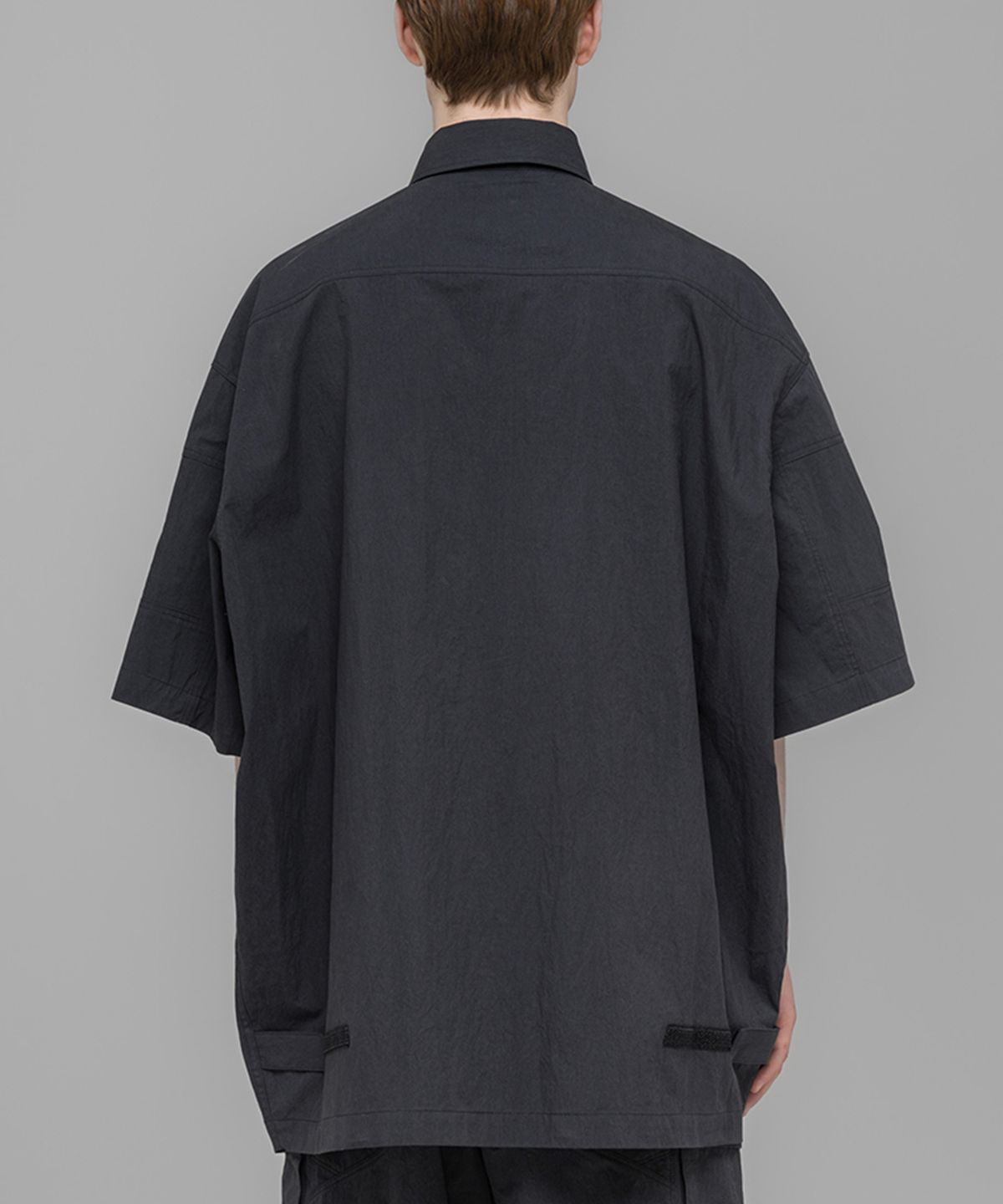 032씨(032C) (U) 마이 온 마인드 유틸리티 셔츠 블랙 MY OWN MIND UTILITY SHIRT BLACK