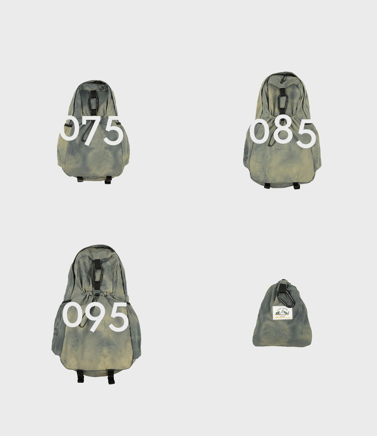 에메모가든(MMOGARDEN) mmo backpack nylon tiedye / foggy night
