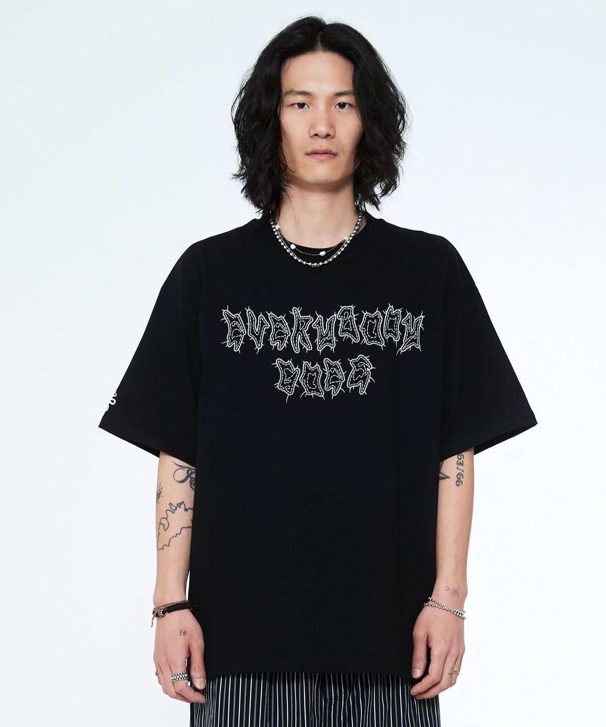 쎄르페(SSERPE) [James Keys x SSERPE] Everybody Goes Half Sleeve T Black