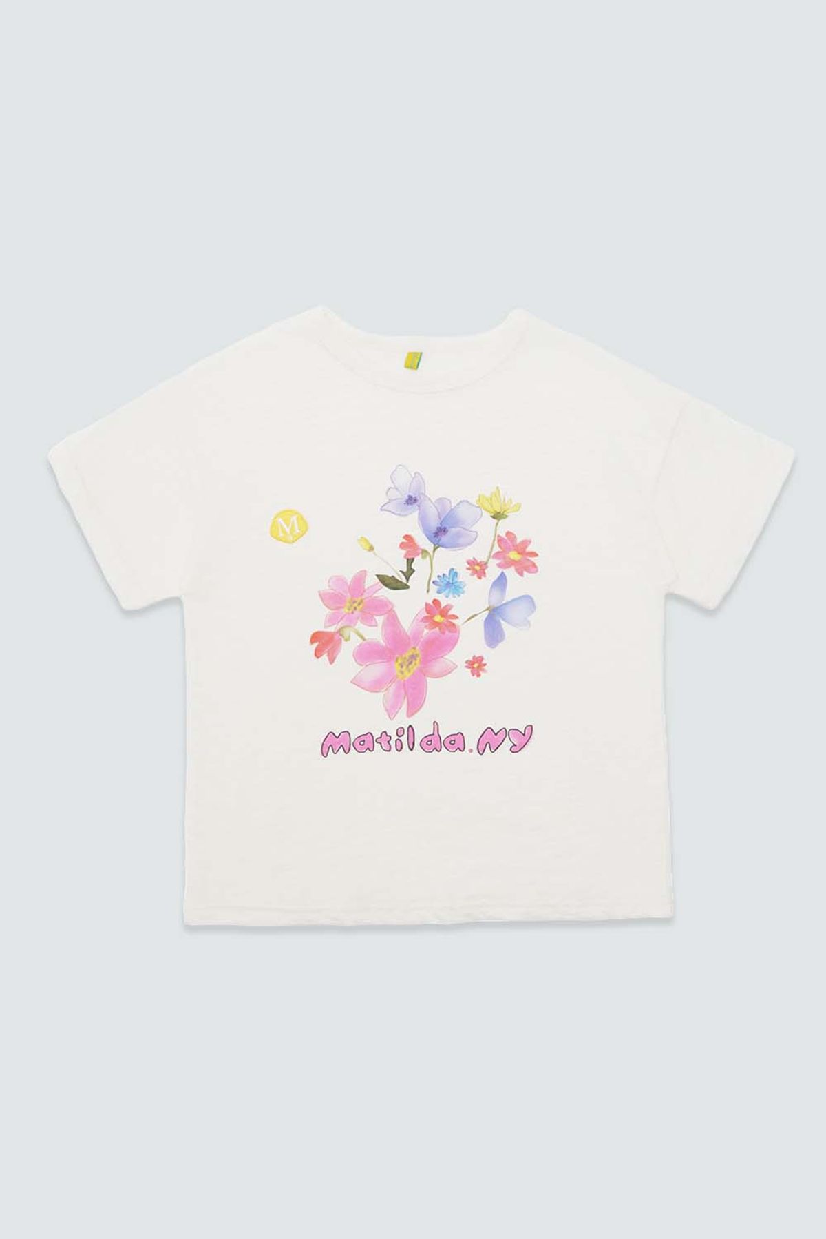 마틸다엔와이(MATILDA N Y) 샤벳 페인팅 티_흰색
