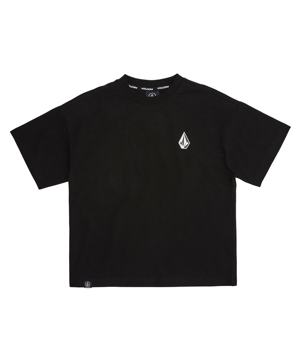 볼컴 키즈(VOLCOM KIDS) 베이직 반팔 라운드 티셔츠 D5M009
