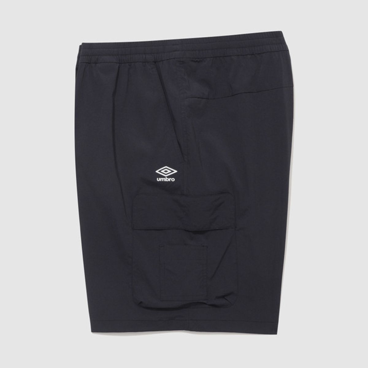 엄브로(UMBRO) 칠아웃 쿨링 5부 카고 반바지 블랙(UQ223CHP61)