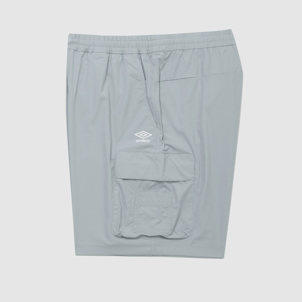 엄브로(UMBRO) 칠아웃 쿨링 5부 카고 반바지 그레이(UQ223CHP61)
