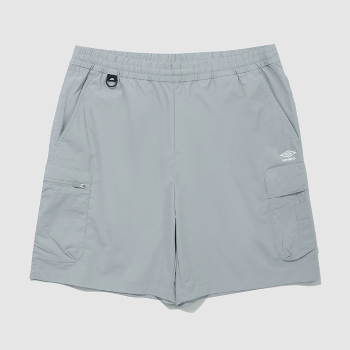 엄브로(UMBRO) 칠아웃 쿨링 5부 카고 반바지 그레이(UQ223CHP61)