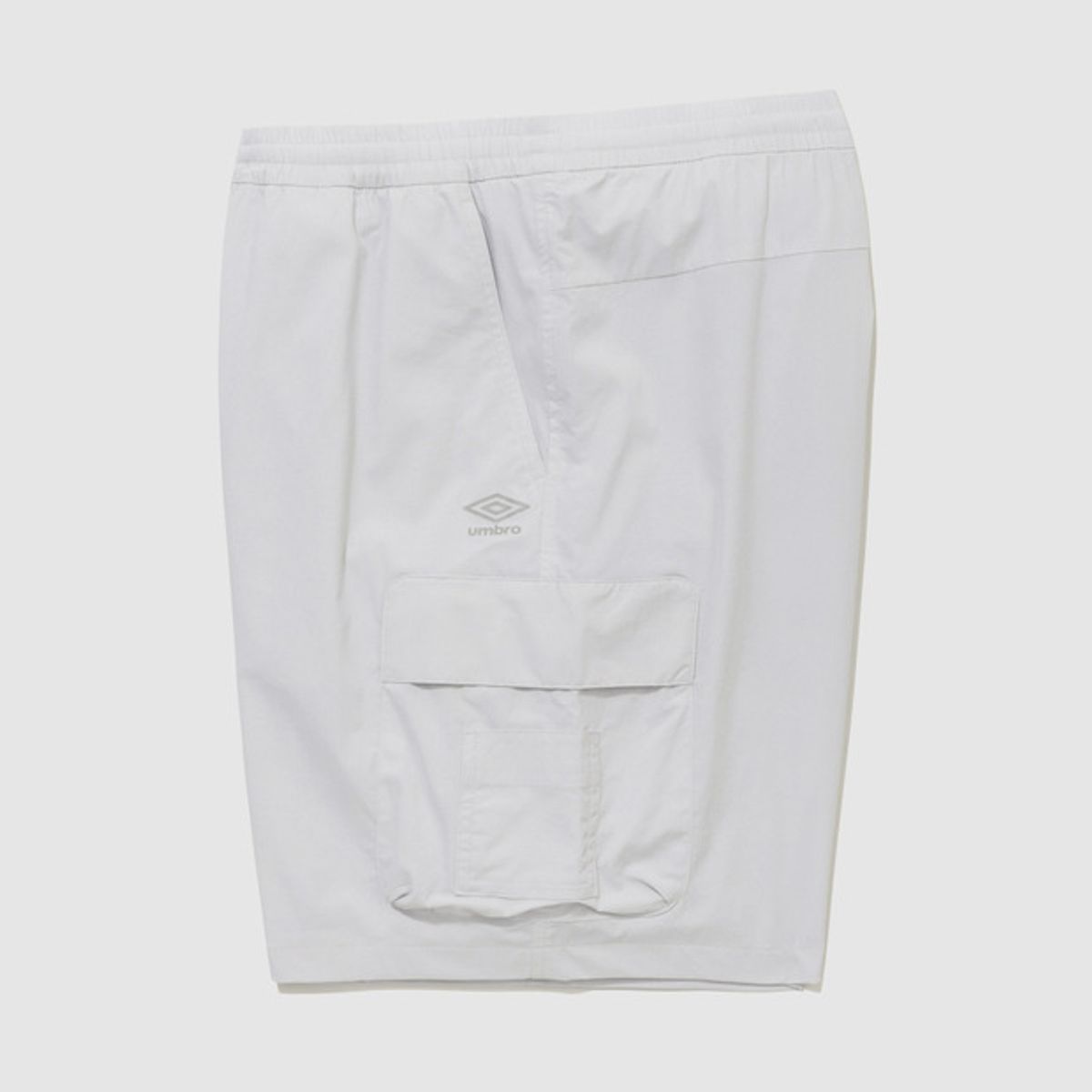 엄브로(UMBRO) 칠아웃 쿨링 5부 카고 반바지 라이트 그레이(UQ223CHP61)