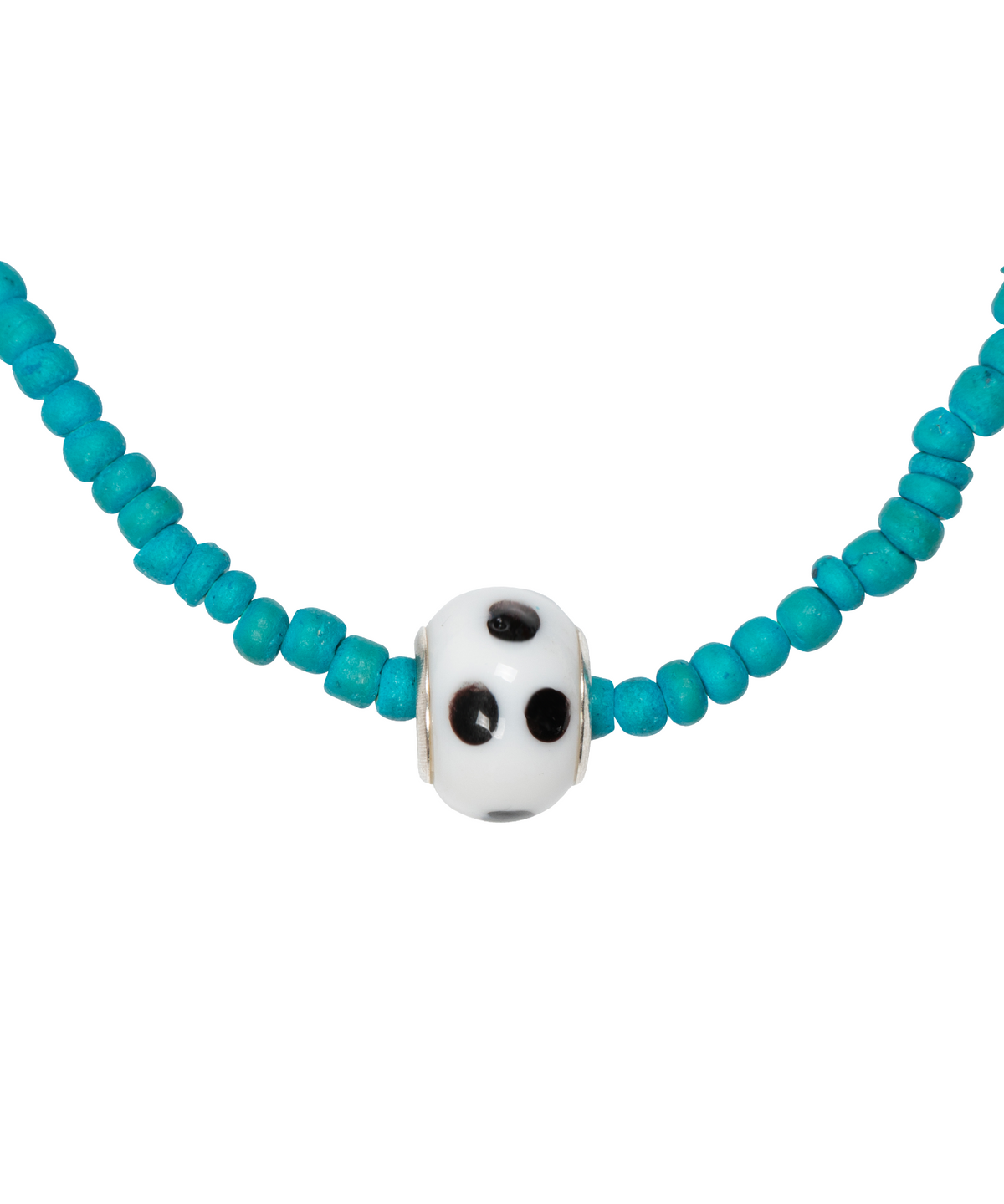 더콜디스트모먼트(THE COLDEST MOMENT) TCM dot ball necklace (blue)