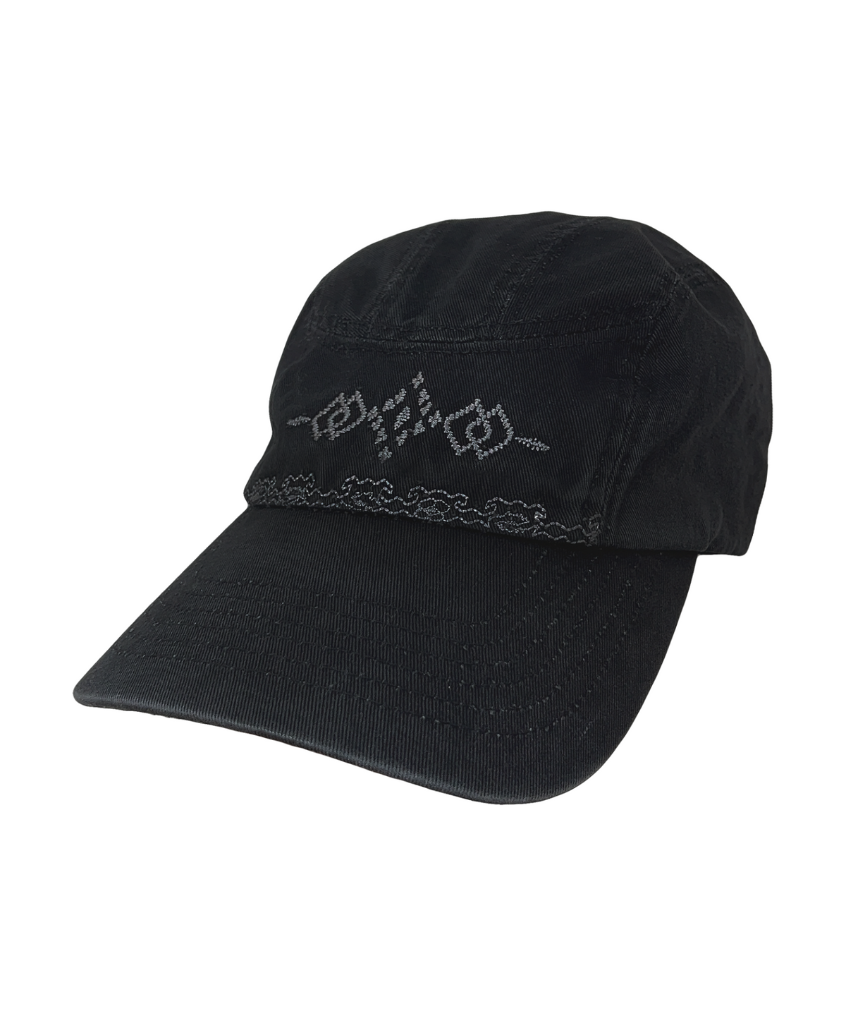 더콜디스트모먼트(THECOLDESTMOMENT) TCM ethnic 3 panel cap (black)