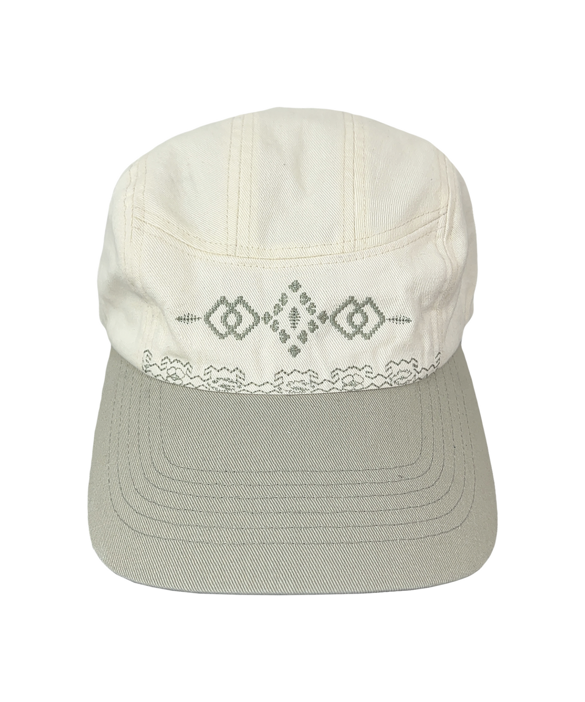 더콜디스트모먼트(THECOLDESTMOMENT) TCM ethnic 3 panel cap (ivory)
