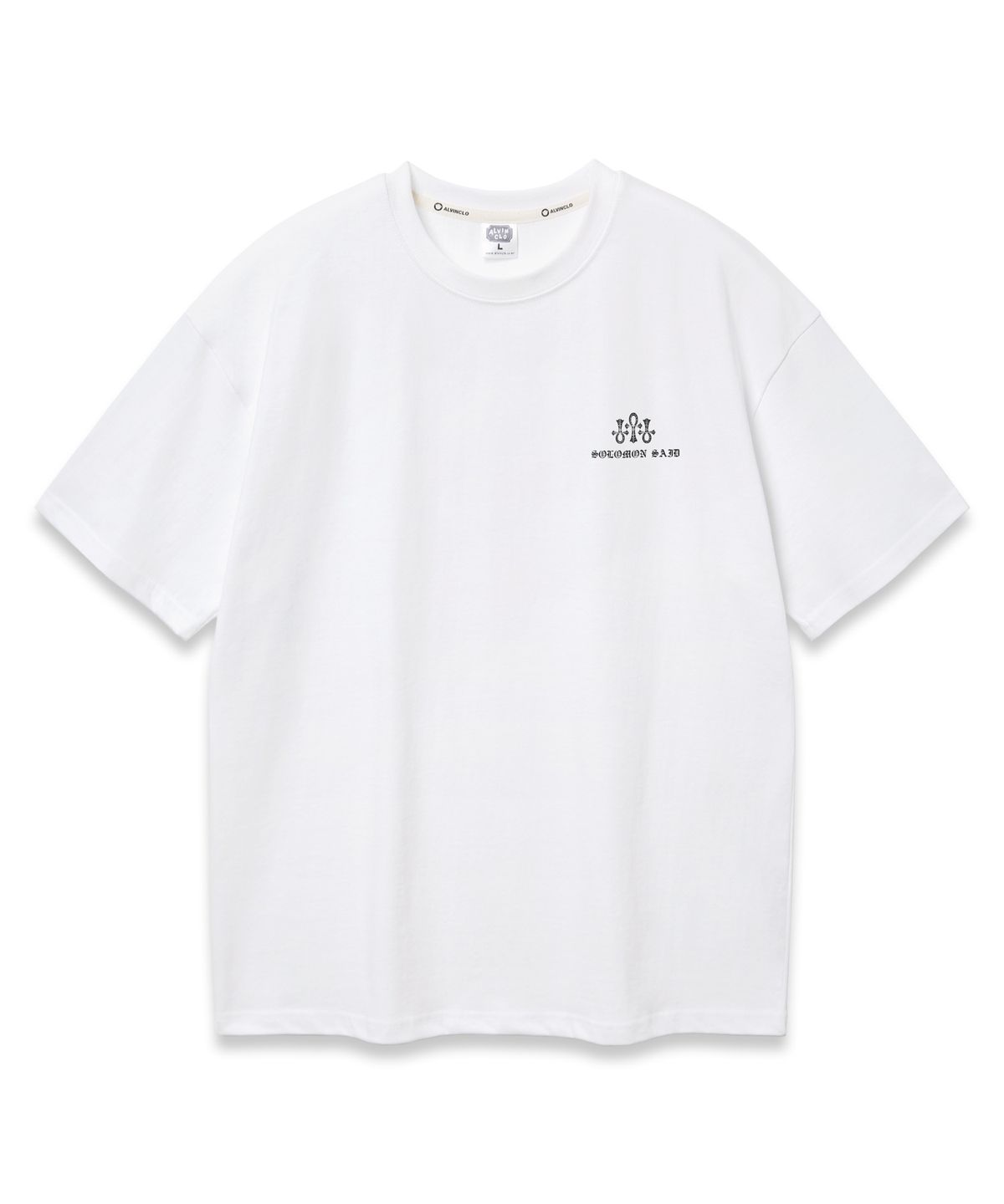 앨빈클로(ALVINCLO) 솔로몬 오버핏 반팔티 AST4729 (2 COLOR)