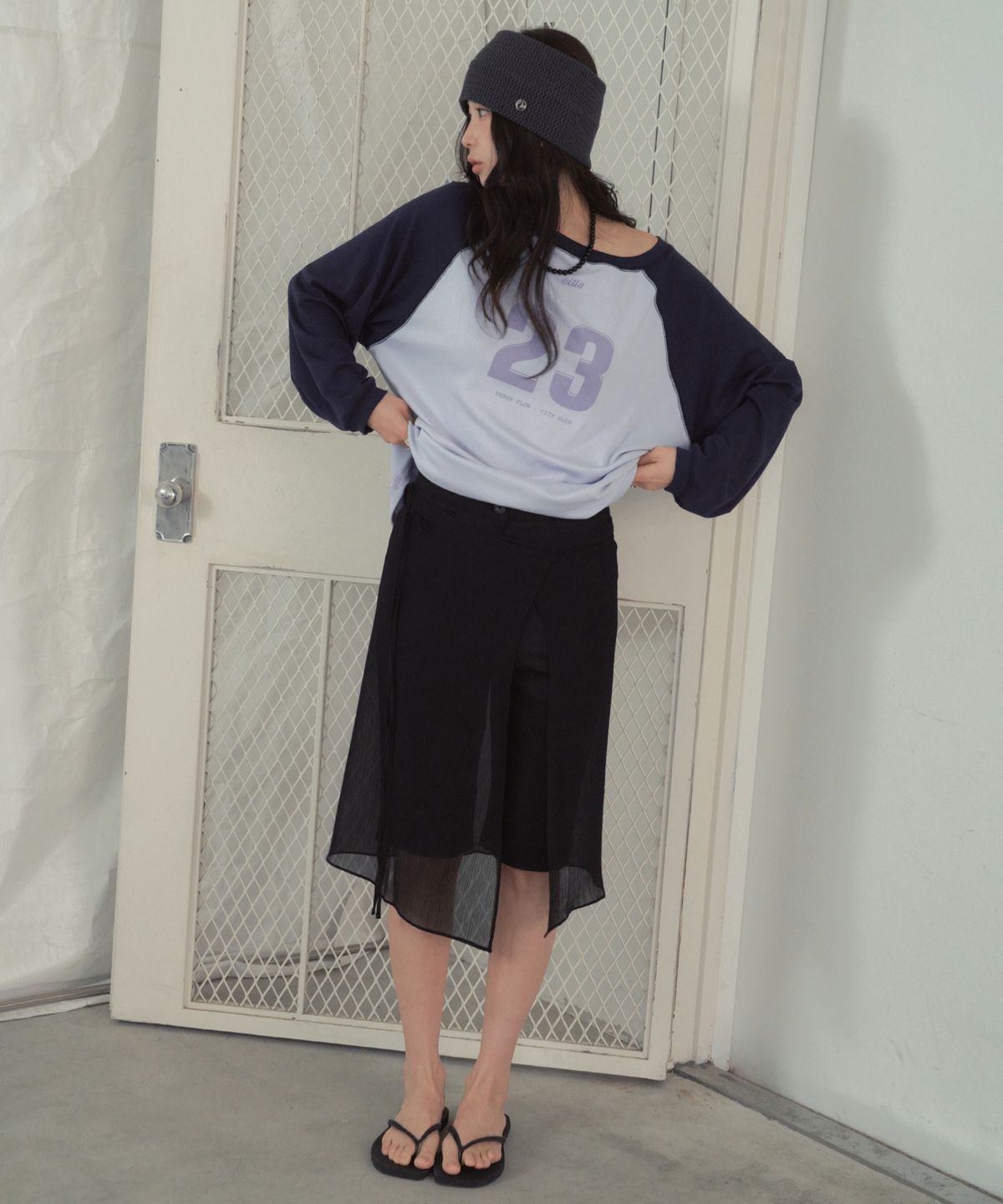 씨타(CITTA) 에브리웨어 레이어드 랩 스커트_CTA915(블랙)