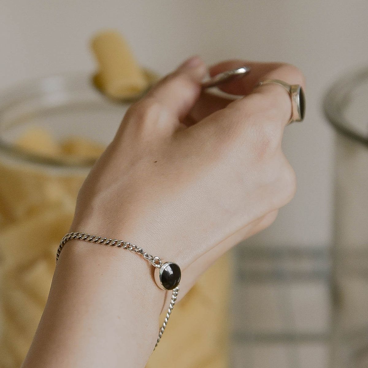 레트로핑거(RETROFINGER) silver925 Mineral Chain #SB122