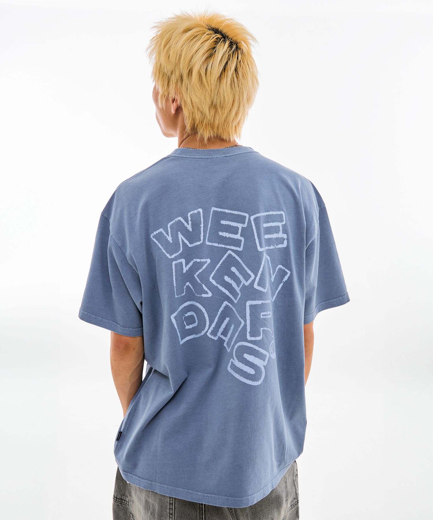 [WKNDRS] S-LOGO T-SHIRT/追跡付 MUSINSA公式 | WKNDRS S-LOGO T-SHIRT (L.BLUE)