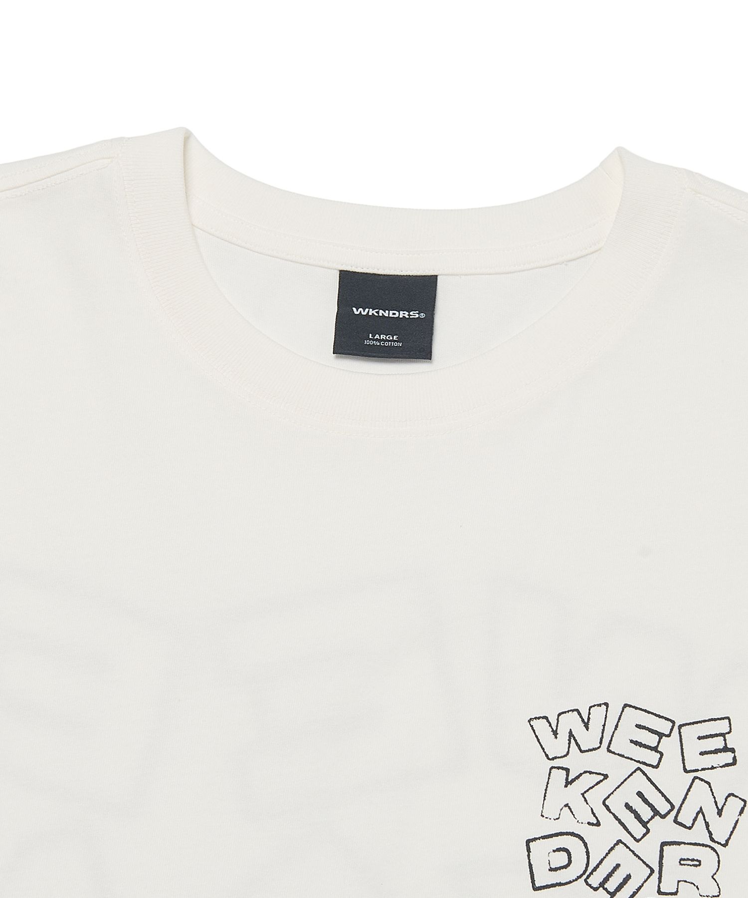 [WKNDRS] S-LOGO T-SHIRT/追跡付 MUSINSA公式 | WKNDRS S-LOGO T-SHIRT (L.BLUE)