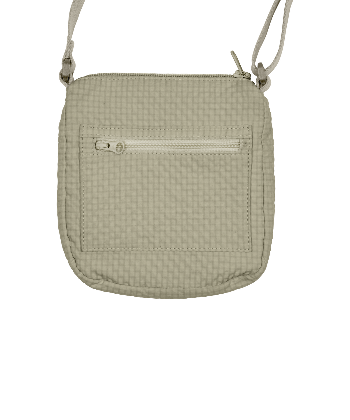 더콜디스트모먼트(THE COLDEST MOMENT) TCM check nylon cross bag (beige)