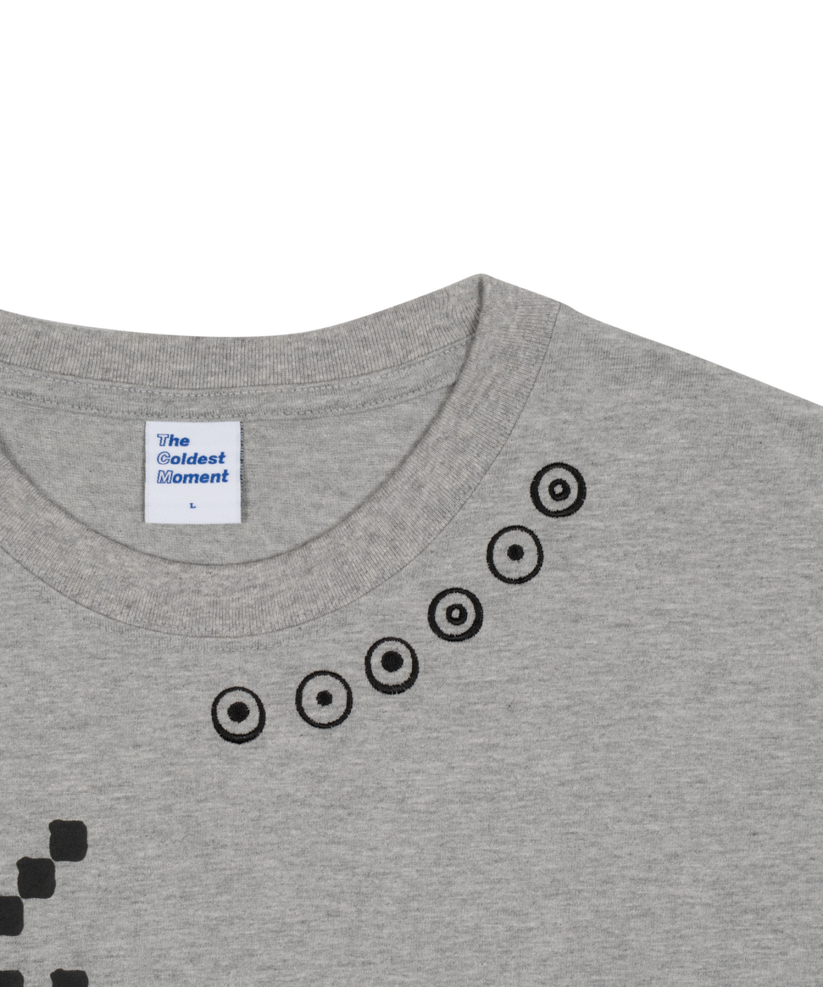 더콜디스트모먼트(THE COLDEST MOMENT) TCM checker T (grey)