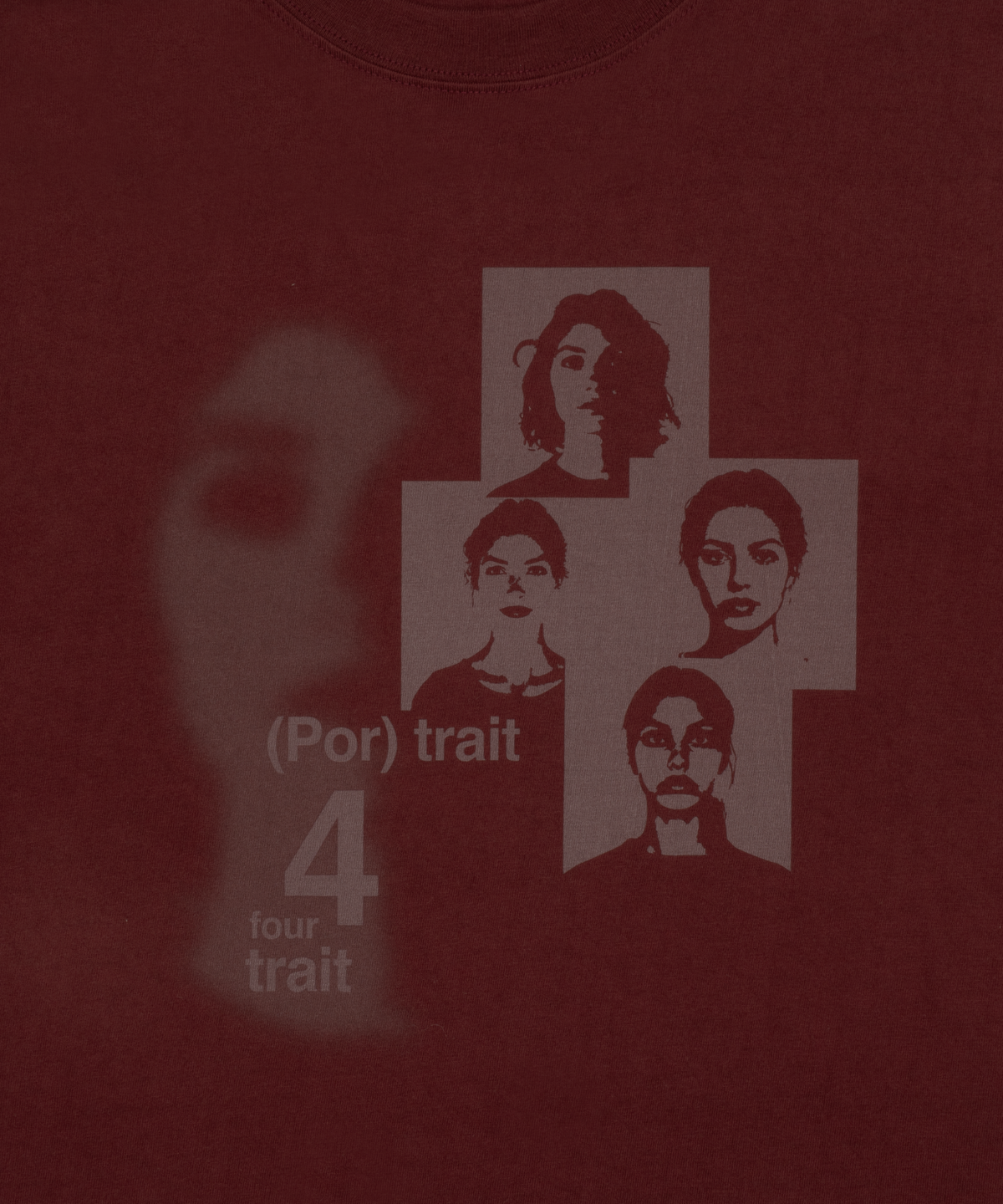 더콜디스트모먼트(THE COLDEST MOMENT) TCM 4trait T (burgundy)