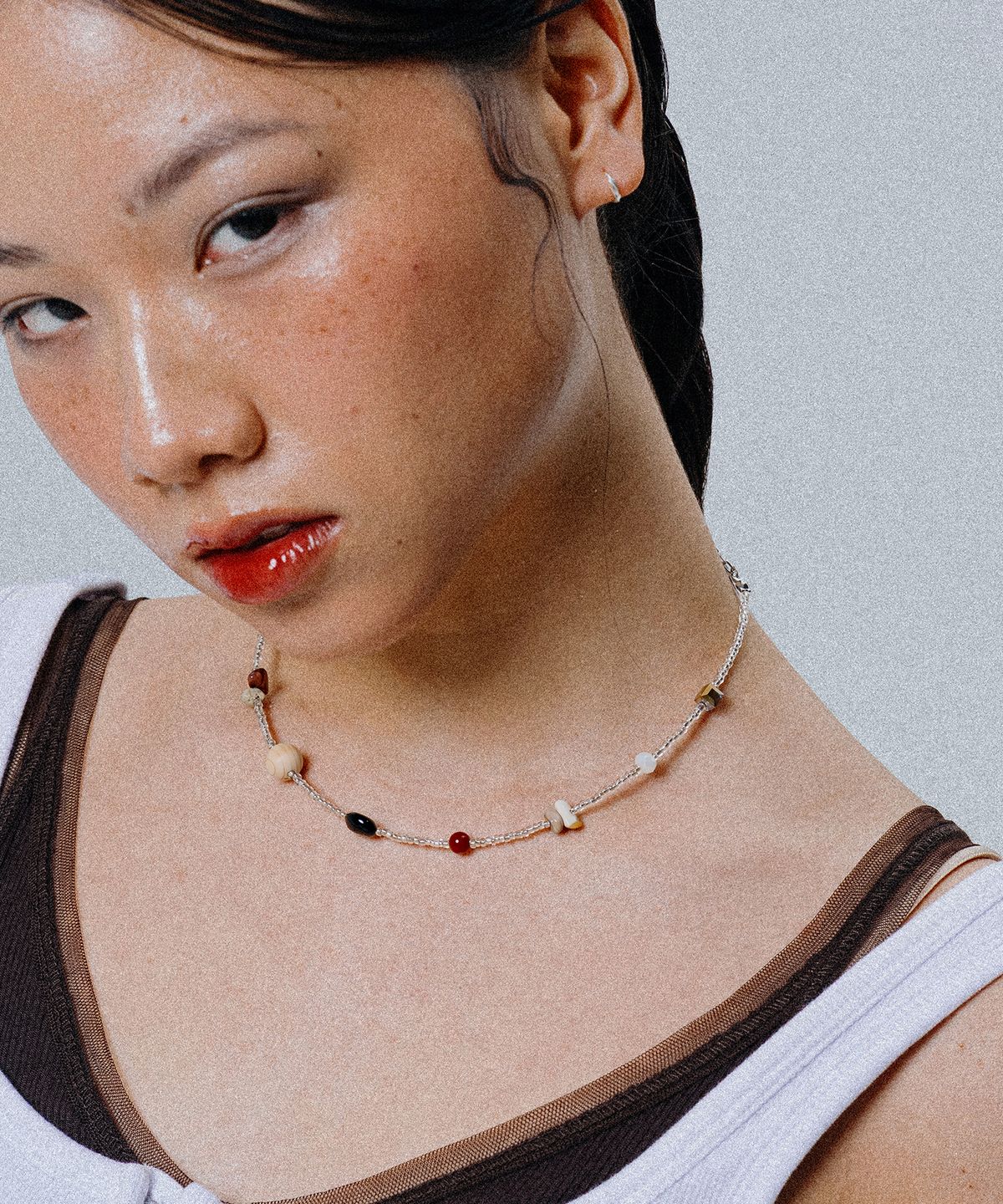 스칼렛또(SCALETTO) WS001 Multi-Color Play Bead Necklace