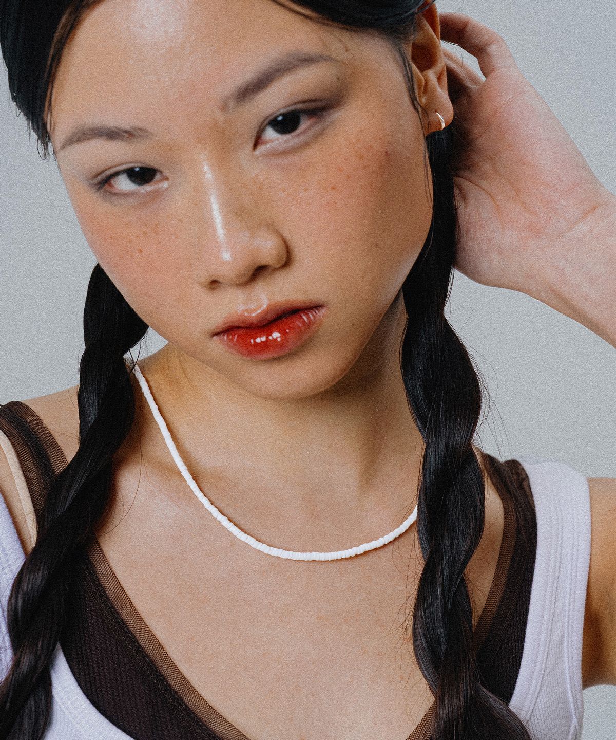 스칼렛또(SCALETTO) [NCT DREAM 착용] WS006 White Shell Necklace