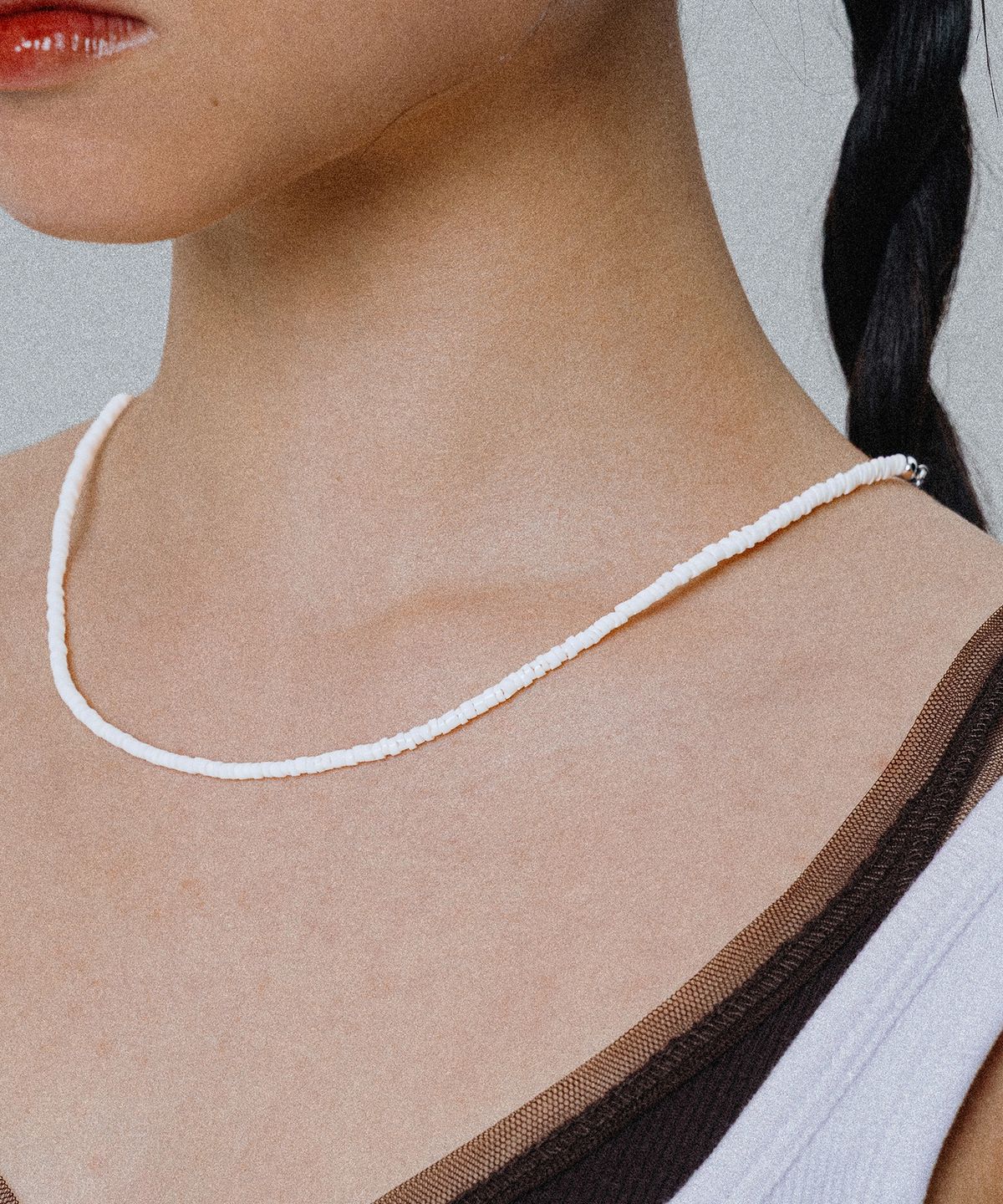 스칼렛또(SCALETTO) [NCT DREAM 착용] WS006 White Shell Necklace