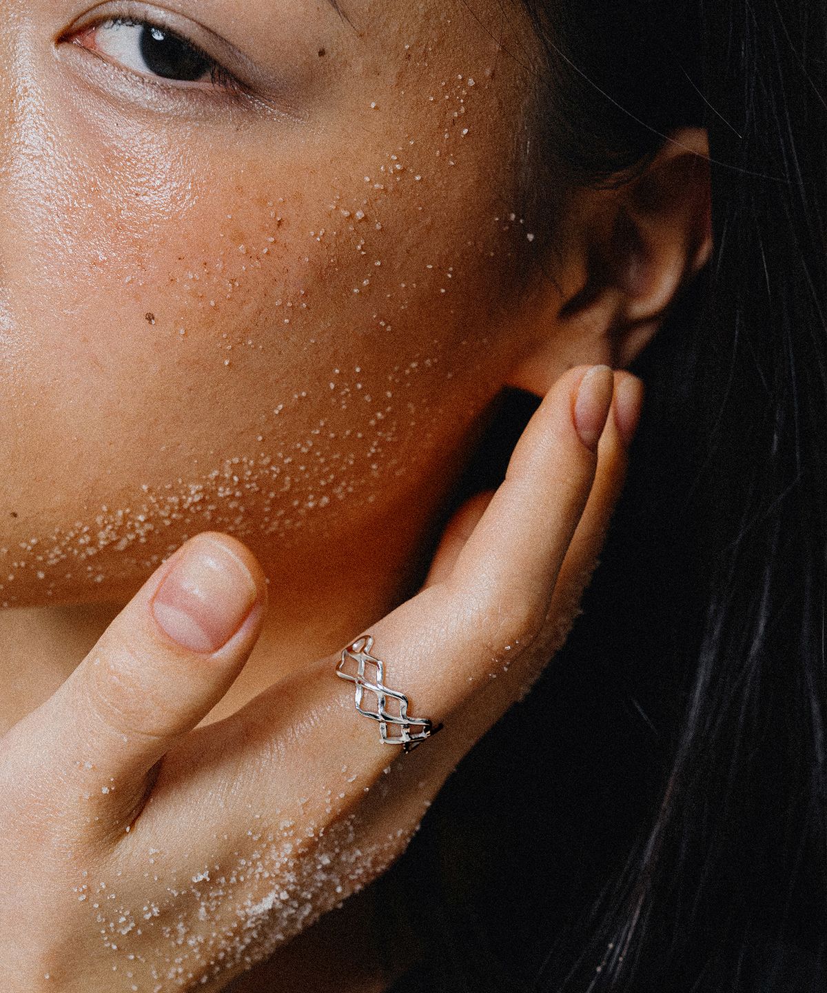 스칼렛또(SCALETTO) WS016 Wavy Line Open Ring