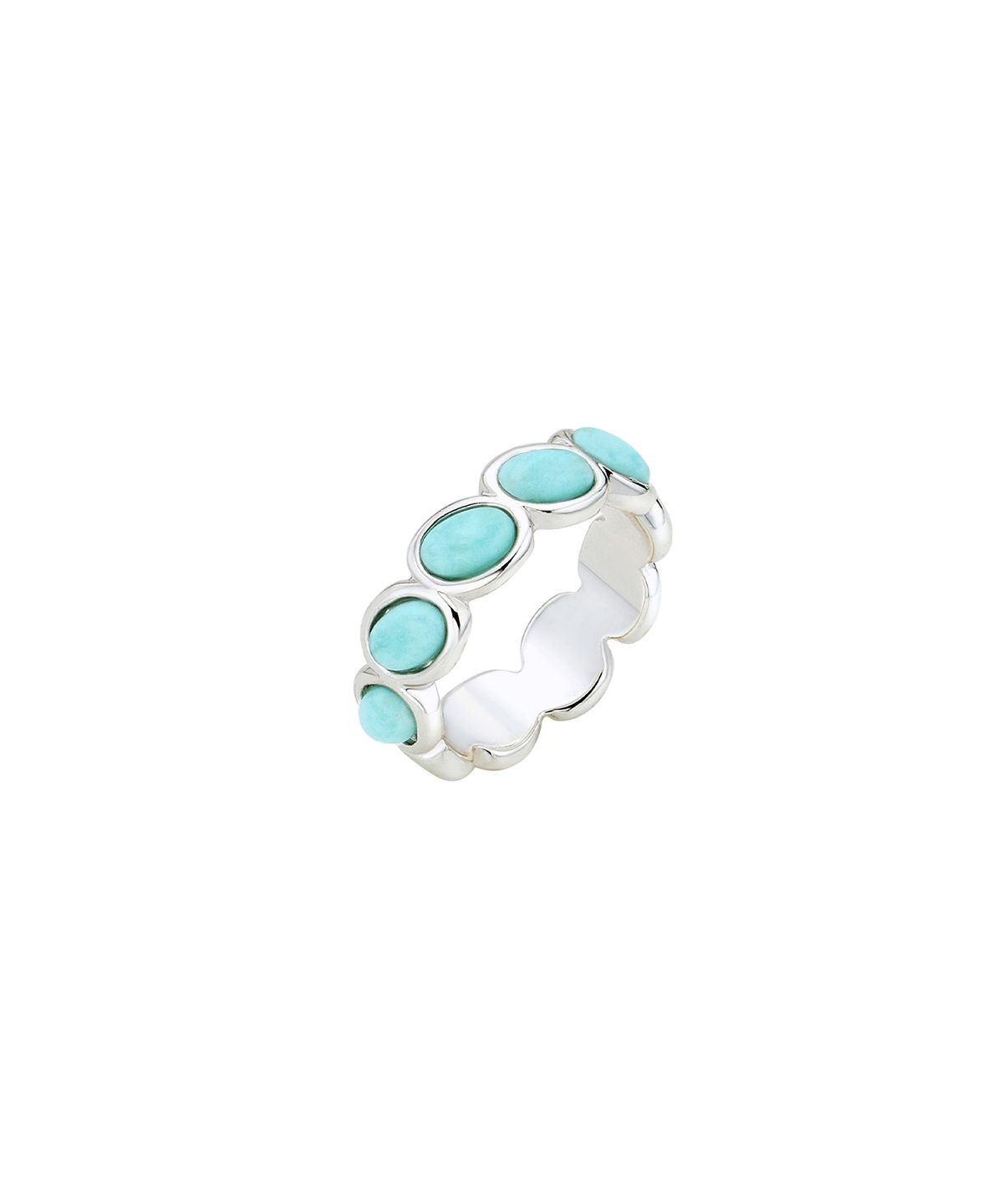 스칼렛또(SCALETTO) WS017 Sky Blue Stone Oval Ring