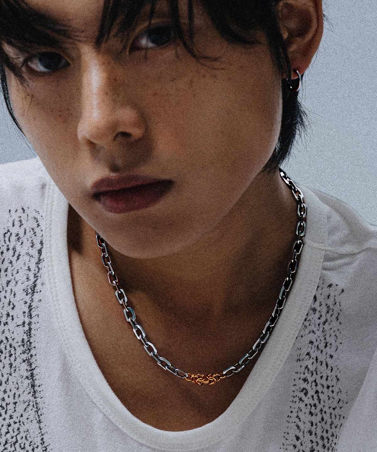 스칼렛또블랙(SCALETTOBLACK) [비투비 착용] WSM009 Multi Chain Necklace