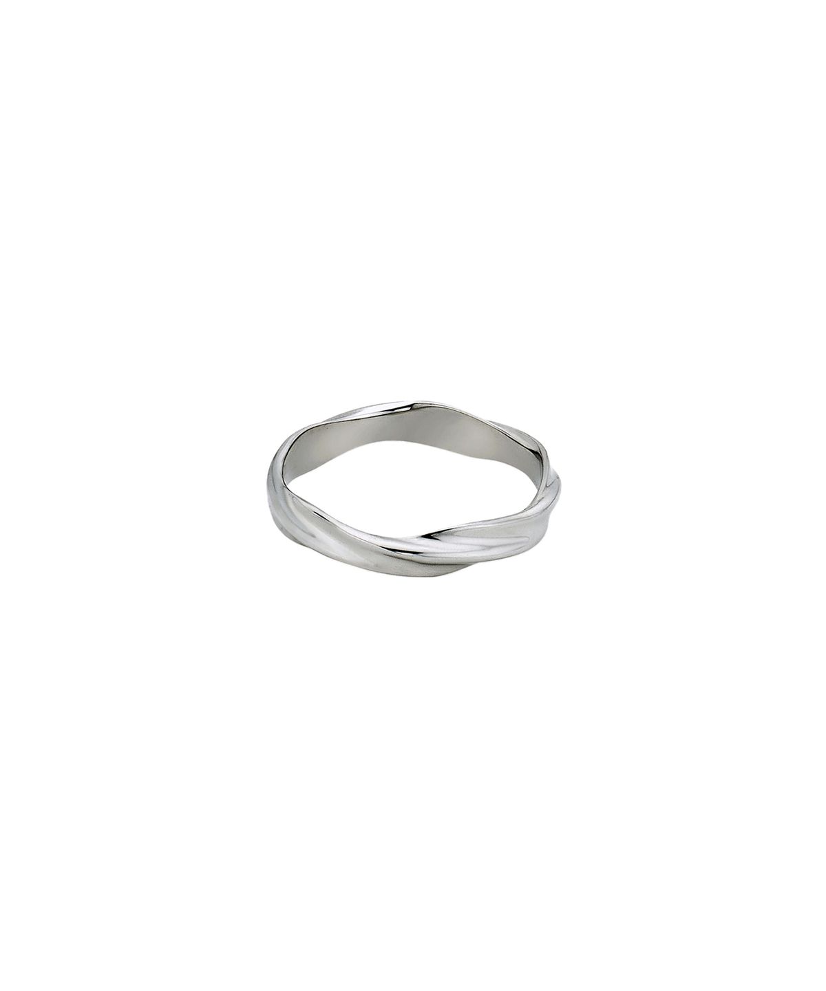 스칼렛또블랙(SCALETTOBLACK) WSM014 Twist Wave Ring