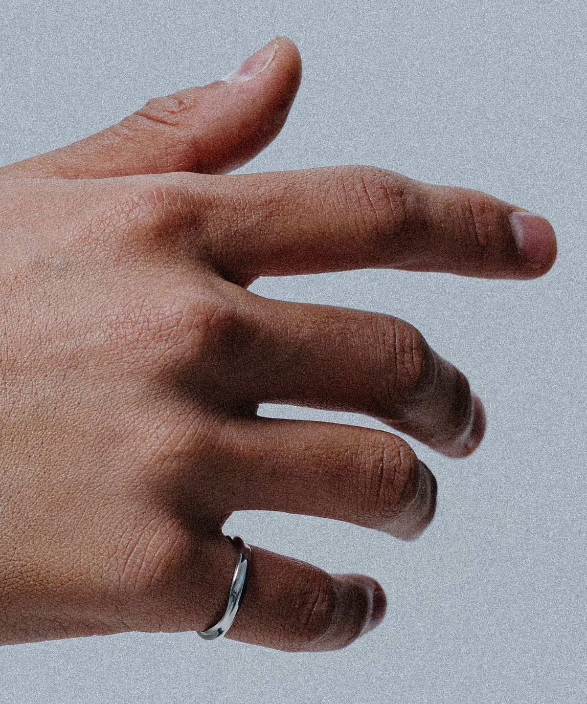 스칼렛또블랙(SCALETTOBLACK) WSM014 Twist Wave Ring