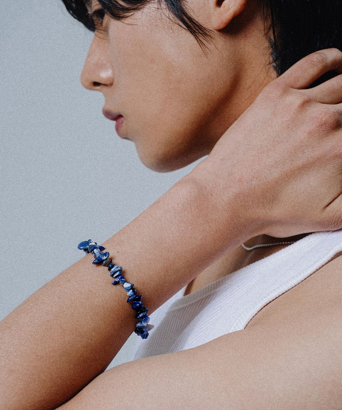 스칼렛또블랙(SCALETTOBLACK) WSM017 Sodalite Stone Bracelet