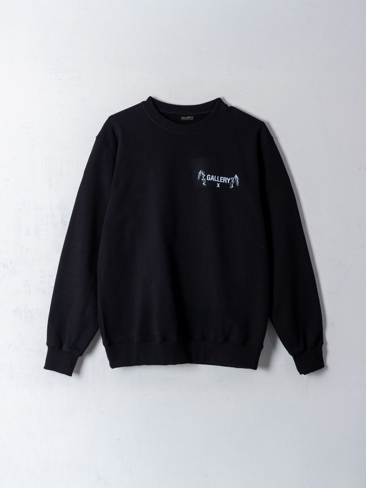 갤러리 엑스(GALLERY X) Winged Lion Sweat Shirt Black (Terry)