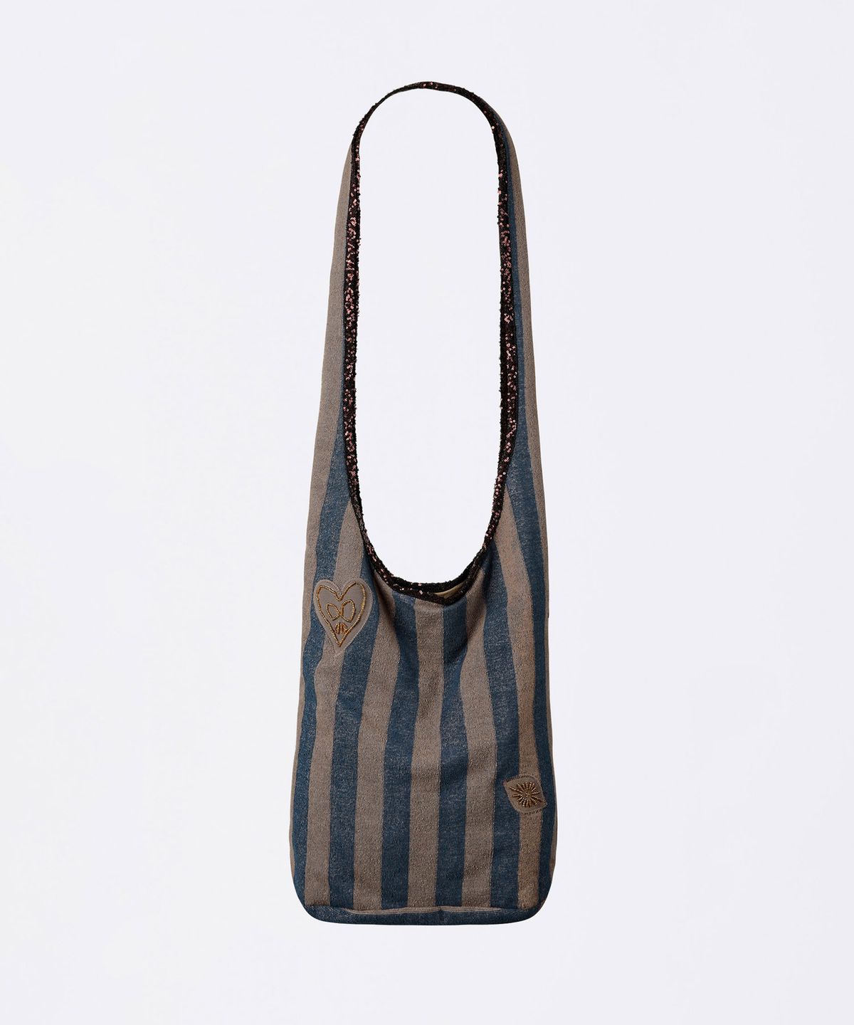 스컬프터(SCULPTOR) Terry Hobo Bag Brown